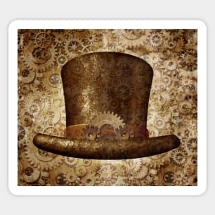 Steam Punk Top Hat Sticker